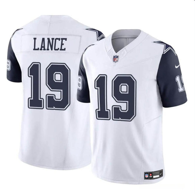 Trey Lance Dallas Cowboys white FUSE jersey