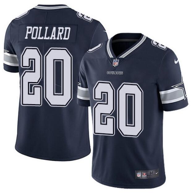 Tony Pollard Dallas Cowboys navy jersey