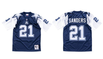Deion Sanders Dallas Cowboys navy jersey