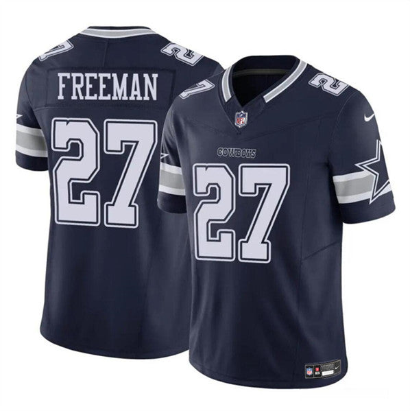 Royce Freeman Dallas Cowboys navy FUSE jersey