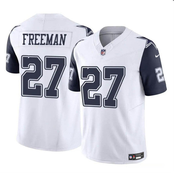 Royce Freeman Dallas Cowboys white Color Rush jersey