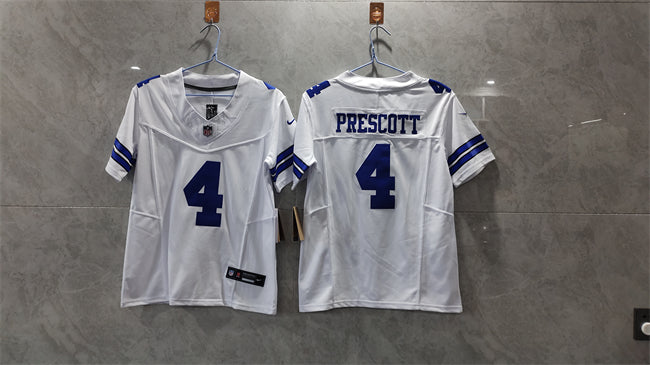 Dak Prescott Dallas Cowboys white FUSE jersey