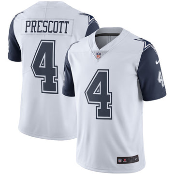 Dak Prescott Dallas Cowboys white Color Rush jersey