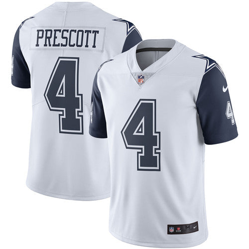 Dak Prescott Dallas Cowboys white Color Rush jersey