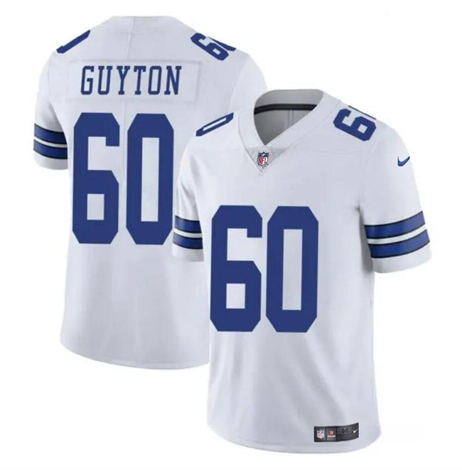 Tyler Guyton Dallas Cowboys white jersey