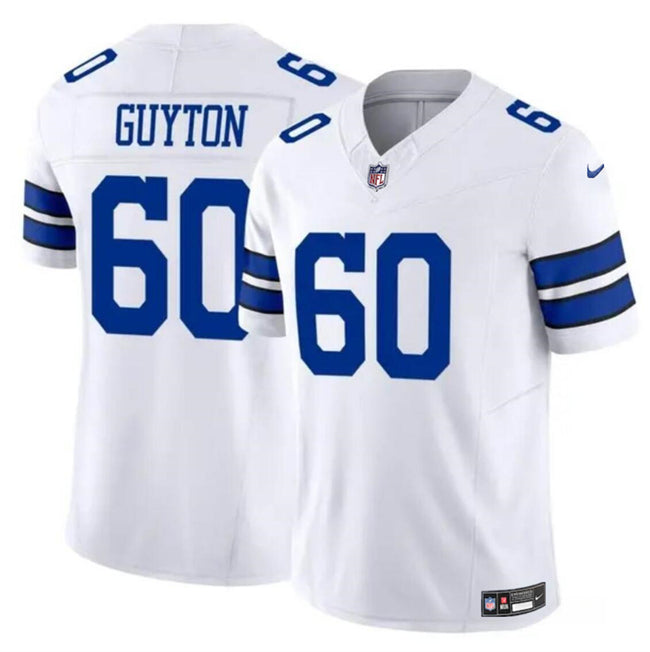 Tyler Guyton Dallas Cowboys white FUSE jersey