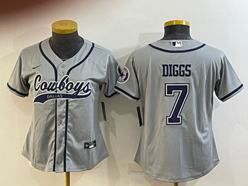 Trevon Diggs Dallas Cowboys gray jersey