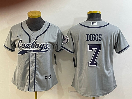 Trevon Diggs Dallas Cowboys gray jersey