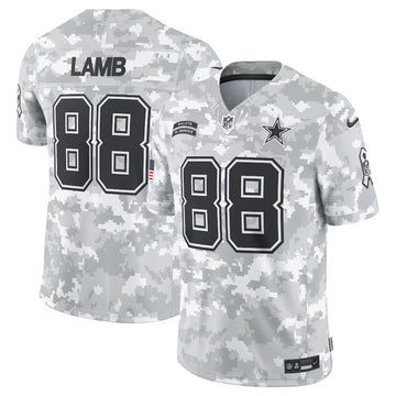 CeeDee Lamb Dallas Cowboys camo Salute To Service jersey