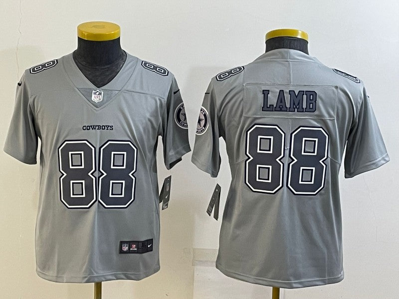 CeeDee Lamb Dallas Cowboys gray Fashion jersey
