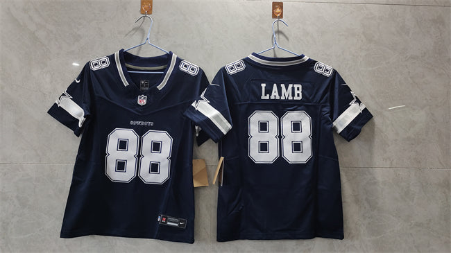CeeDee Lamb Dallas Cowboys navy FUSE jersey