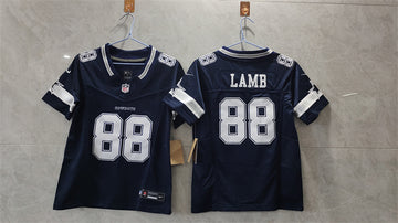 CeeDee Lamb Dallas Cowboys navy FUSE jersey