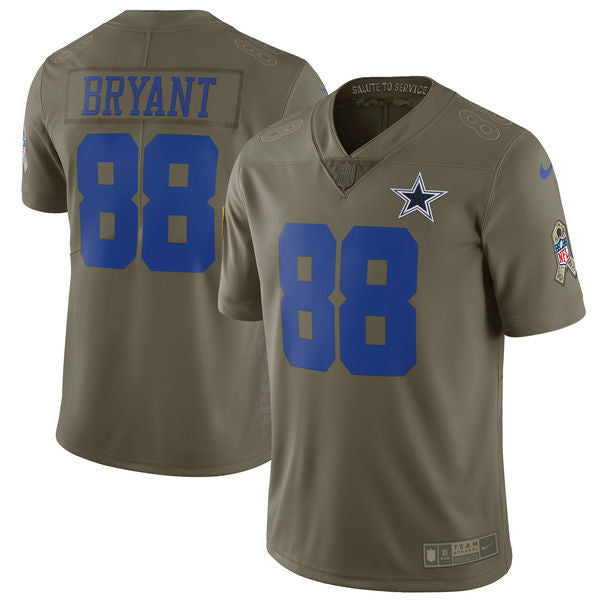 Dez Bryant Dallas Cowboys olive Salute To Service jersey