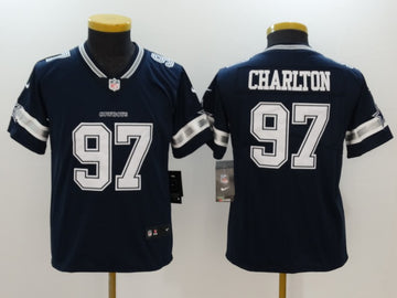 Taco Charlton Dallas Cowboys navy jersey