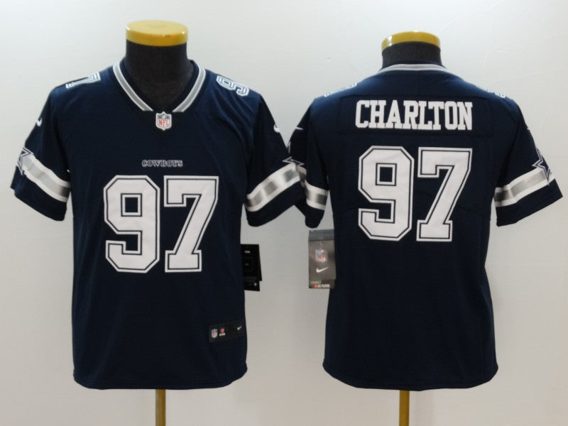 Taco Charlton Dallas Cowboys navy jersey