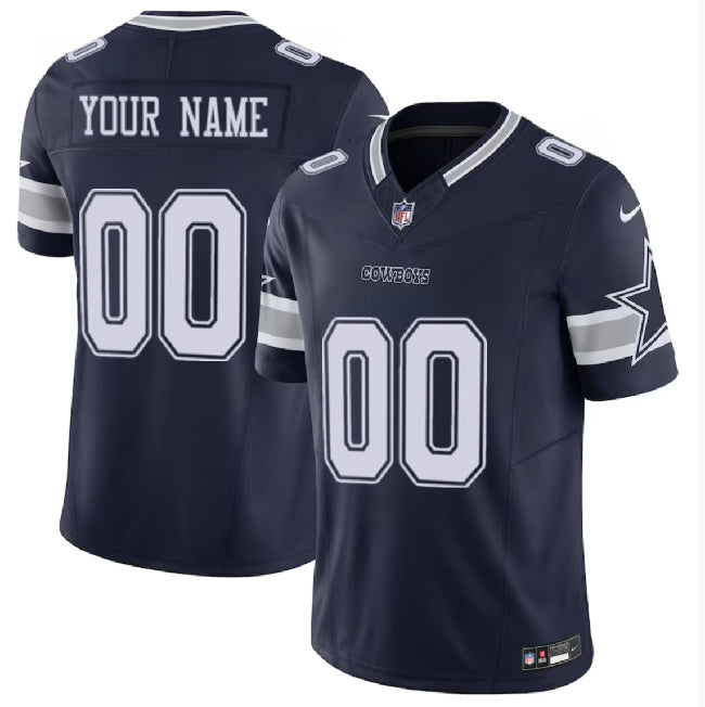 Custom Dallas Cowboys navy FUSE jersey