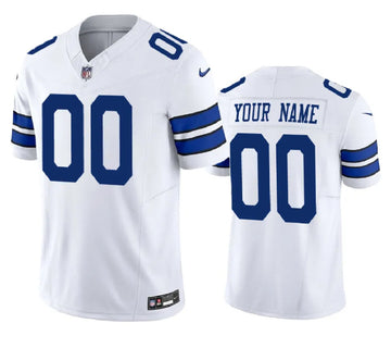 Custom Dallas Cowboys white FUSE jersey