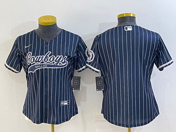 Custom Dallas Cowboys navy jersey