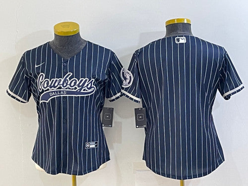 Custom Dallas Cowboys navy jersey