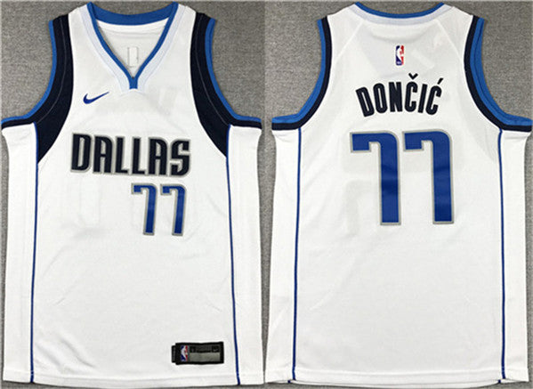 Luka Doncic Dallas Mavericks white jersey