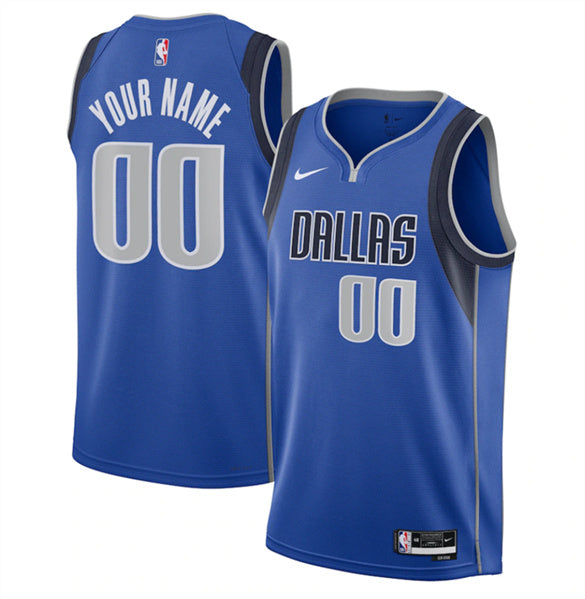 Custom Dallas Mavericks blue jersey