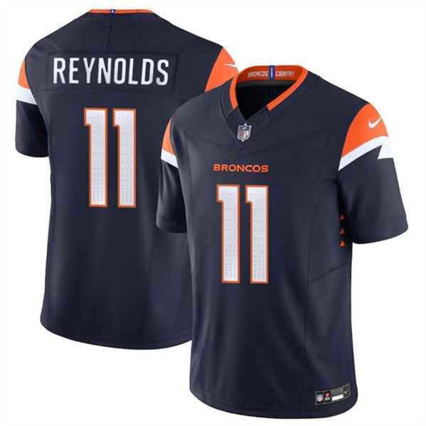 Josh Reynolds Denver Broncos navy FUSE jersey