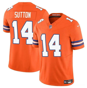 Courtland Sutton Denver Broncos orange FUSE jersey
