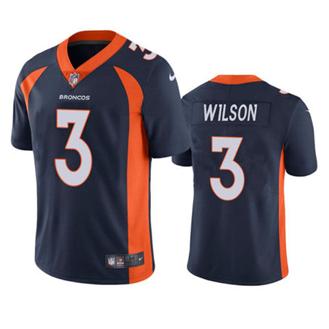 Russell Wilson Denver Broncos navy jersey