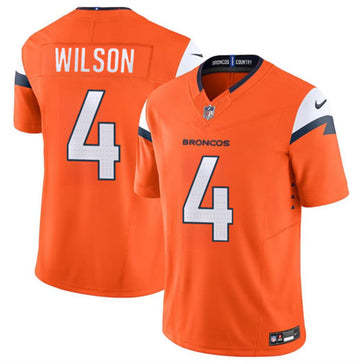 Zach Wilson Denver Broncos orange FUSE jersey