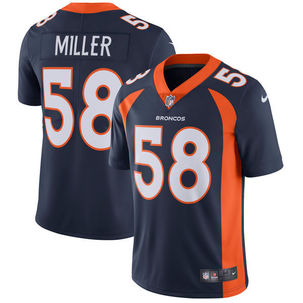Von Miller Denver Broncos navy jersey