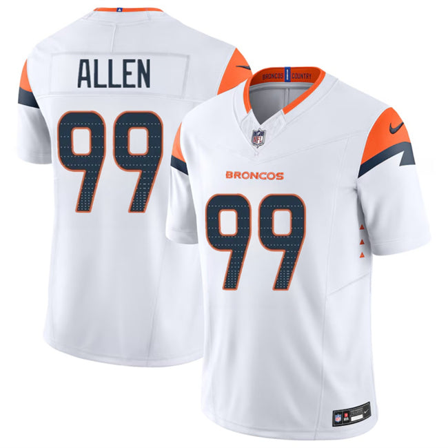 Zach Allen Denver Broncos white FUSE jersey