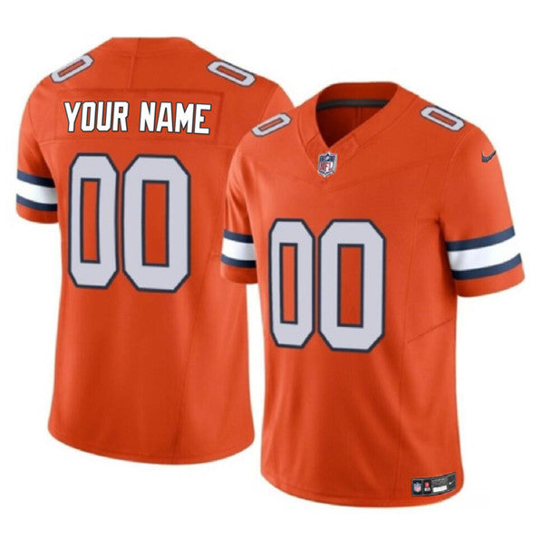 Custom Denver Broncos orange FUSE jersey