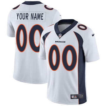 Custom Denver Broncos white jersey