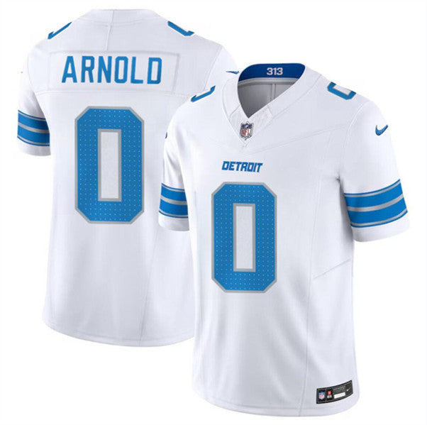 Terrion Arnold Detroit Lions white FUSE jersey