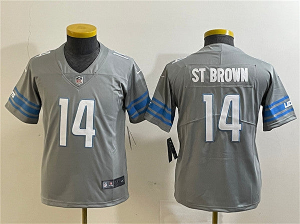 Amon-Ra St Detroit Lions brown jersey