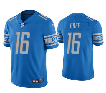 Jared Goff Detroit Lions blue jersey