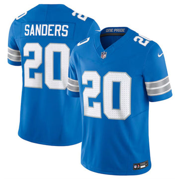 Barry Sanders Detroit Lions blue FUSE jersey