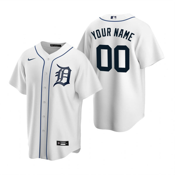 Custom Detroit Tigers white jersey