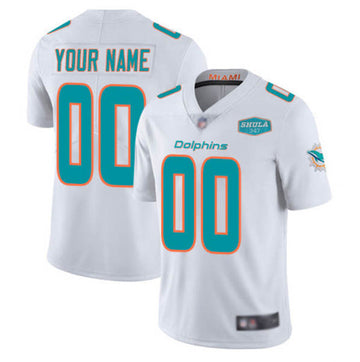 Custom Miami Dolphins white jersey