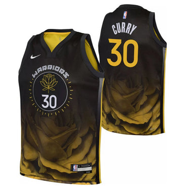 Stephen Curry Golden State Warriors black City Edition jersey