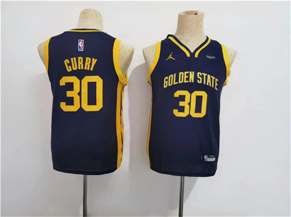 Stephen Curry Golden State Warriors navy jersey