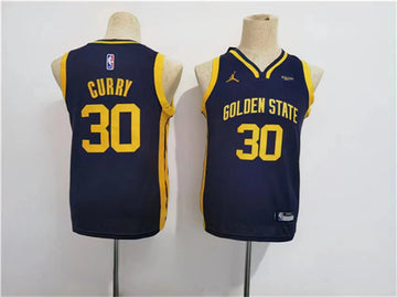 Stephen Curry Golden State Warriors navy jersey