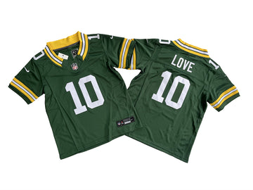 Jordan Love Green Bay Packers green FUSE jersey