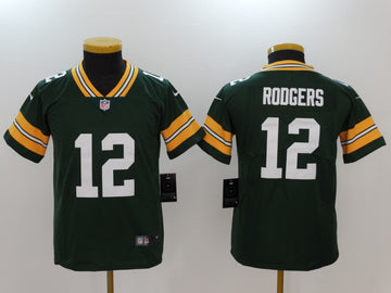 Aaron Rodgers Green Bay Packers green jersey