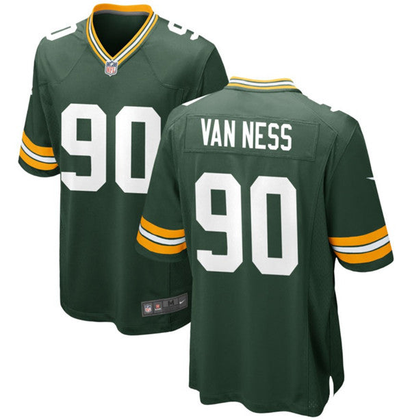 Lukas Van Ness Green Bay Packers green Game jersey