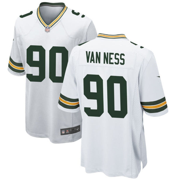 Lukas Van Ness Green Bay Packers green Game jersey