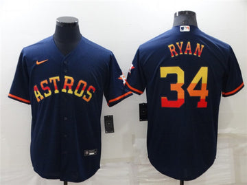 Nolan Ryan Houston Astros navy jersey