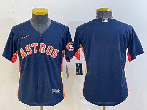 Custom Houston Astros navy jersey