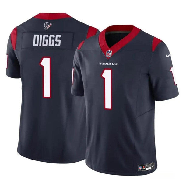 Stefon Diggs Houston Texans navy FUSE jersey
