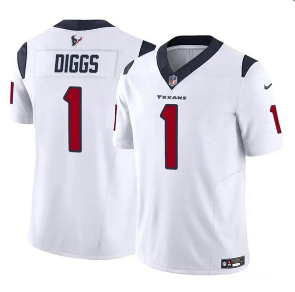 Stefon Diggs Houston Texans white FUSE jersey